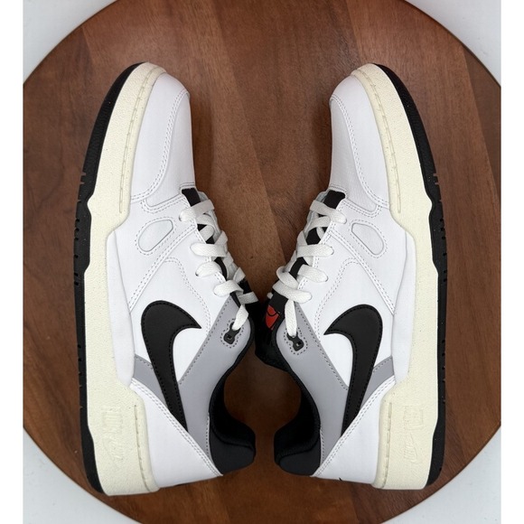 NIKE Full‎ Force Lo Shoes Sneakers White/Black/Pewter Sail FB1362-101 Men\'s 10 main image 9